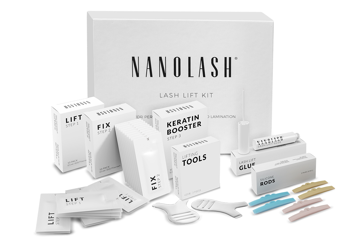 ¡Es hora de hacerse un lifting de pestañas en casa con Nanolash Lash Lift Kit!