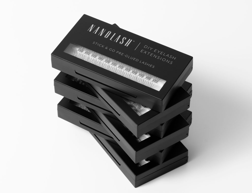 nanolash Pestañas en racimo Pre-pegadas
